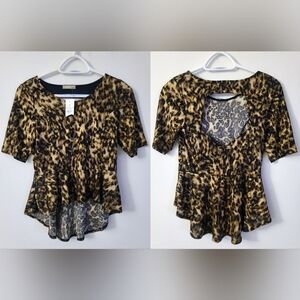 BNWT - Siren - (Size M) Leopard Print Women's Top